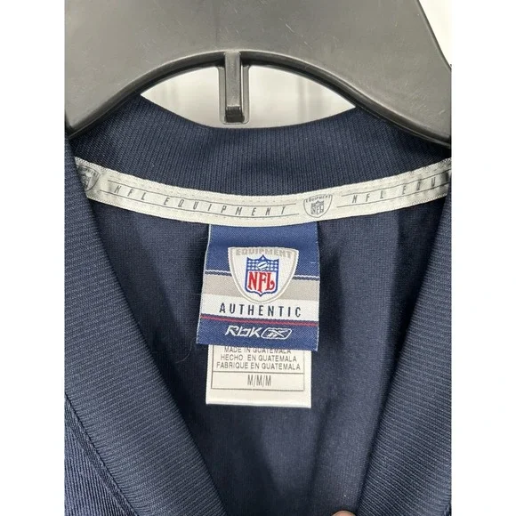 Brian Urlacher Chicago Bears Jersey Navy Blue Football NFL #54 Mens Medium - Picture 3 of 7